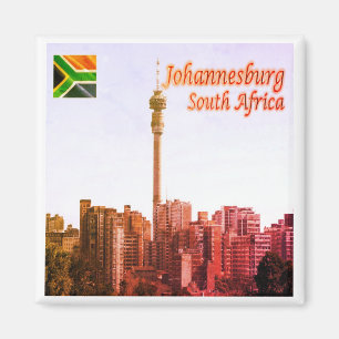 Aimant zZA016 JOHANNESBURG, Hillbrow, Afrique du Sud, Fri