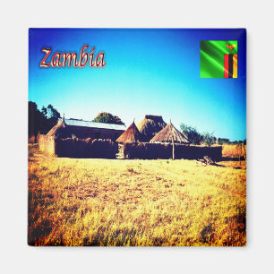 Aimant zZM008 ZAMBIE, Panorama, Afrique, Réfrigérateur