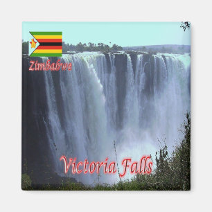 Aimant zZW003 VICTORIA FALLS, Zimbabwe, Afrique, Réfrigér
