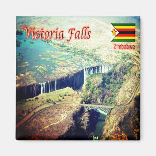 Aimant zZW004 VICTORIA FALLS, Zimbabwe, Afrique, Fridge