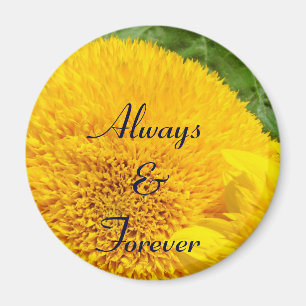 Aimants Always & Forever Tournesol Jaune Mariage