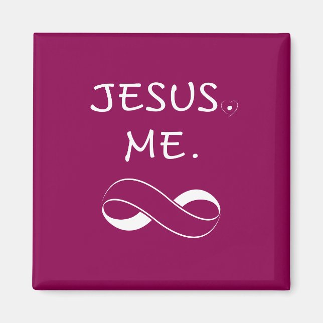 Aimants chrétiens Jésus Me Infinity cadeaux (Devant)