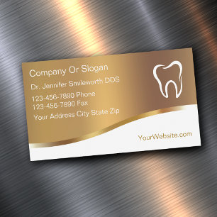 Aimants de cartes de visite de dentiste