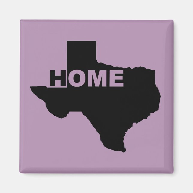 Aimants de réfrigérateur Texas Home Away From Home (Devant)