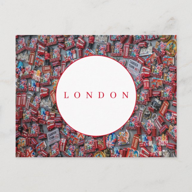 Aimants de souvenir de Londres vue carte postale (Devant)