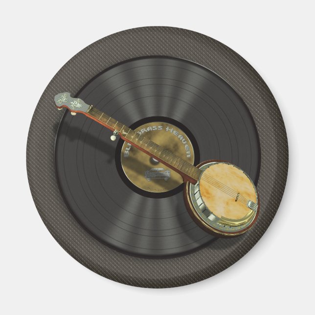 Aimants du frigo Banjo Music (Devant)