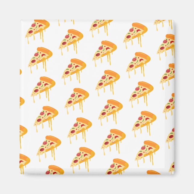 Aimants frigo à la pizza (Devant)