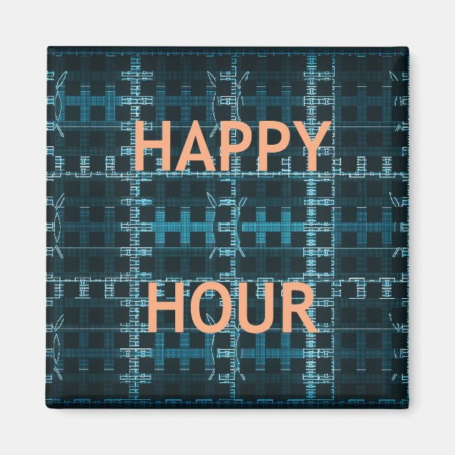 Aimants frigorifiques à une bonne heure (Devant)