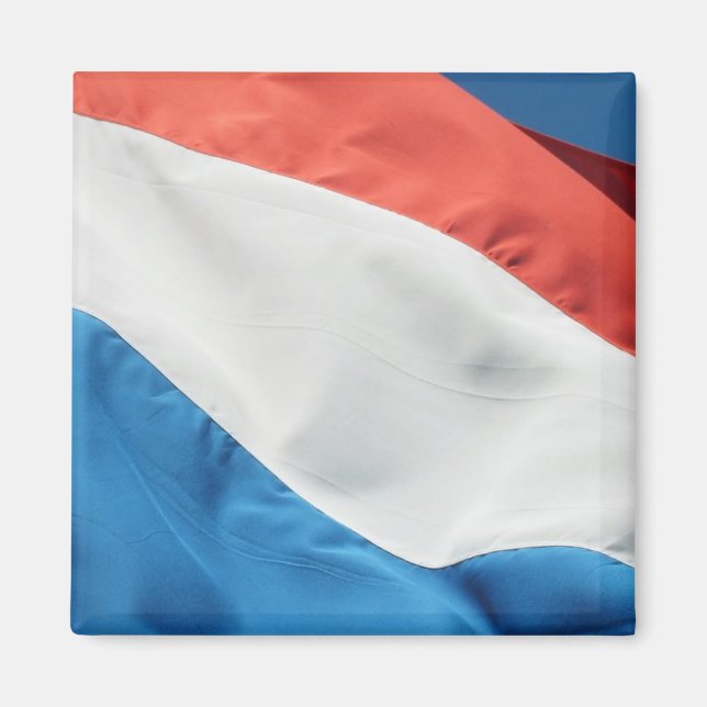 Aimants frigorifiques carrés Holland Flag (Devant)