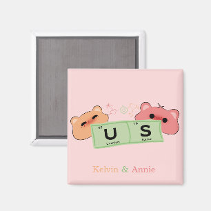 Aimants Oursons Mignons Amoureux