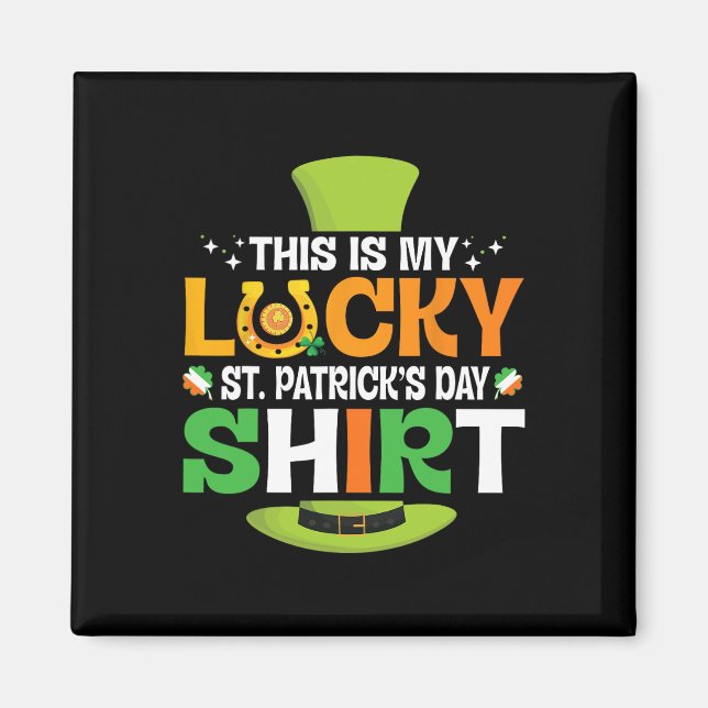 Aimants Pièces d'Or Shamrocks Irlandais C'est Mon  (Devant)