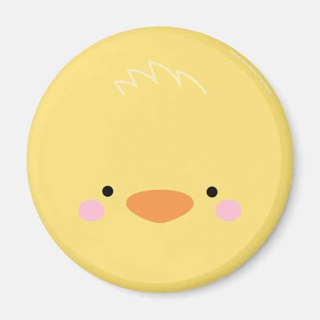 Aimants poulets curieux amis de la ferme (Devant)