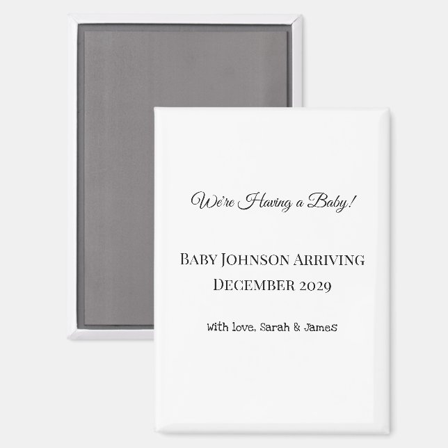 Aimants pour réfrigérateur | Photo personnalisée e (Recto/Verso)