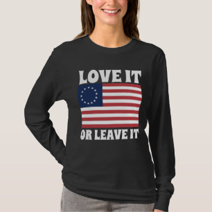 AIME-LE OU LAISSE-LE MIEUX ROSS USA T-SHIRTS