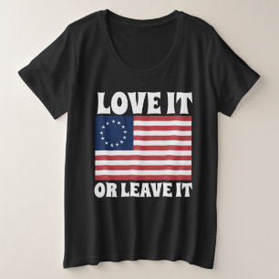 AIME-LE OU LAISSE-LE MIEUX ROSS USA T-SHIRTS