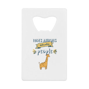 Aime les animaux tolère les gens
