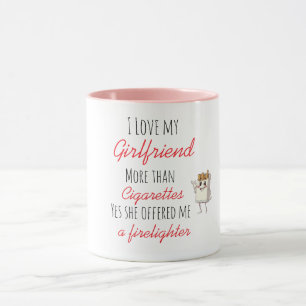 Aime ma petite amie drôle Mug