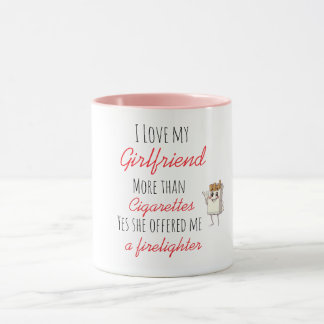 Aime ma petite amie drôle Mug
