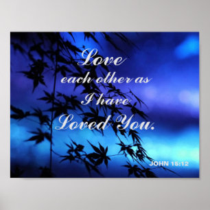 "AIME-TOI COMME JE T'AI AIMÉ" POSTER