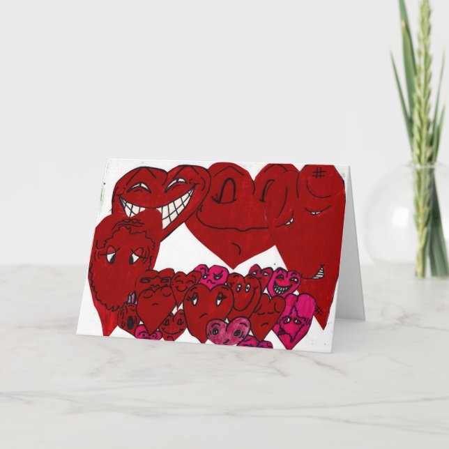 AIME-TOI VALENTINE CARTE CARDIAQUE (Devant)