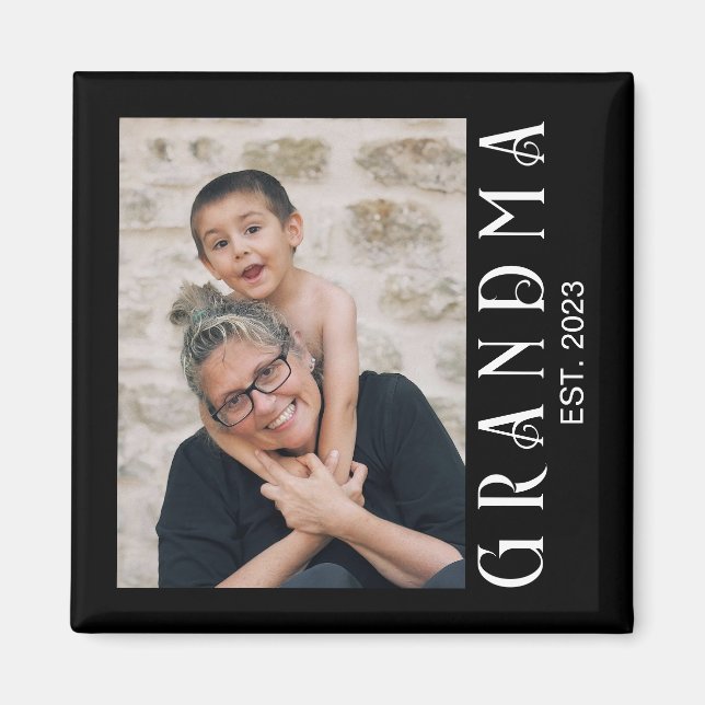 Aimée a Établie Magnet Photo Cadeau (Devant)