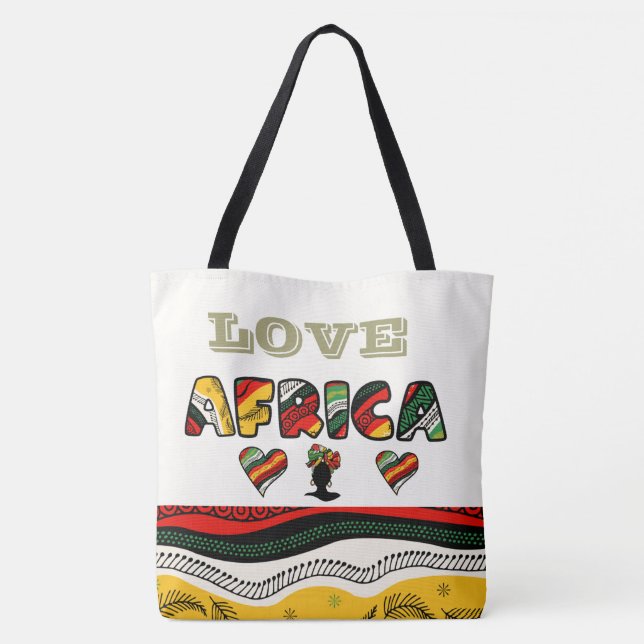 Aimer Afrique Grand Sac fourre-tout (Dos)