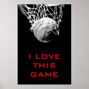 Aimer Ce Jeu Objectifs Atteindre Basketball Poster