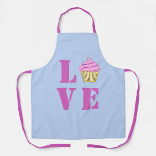 Aimer Cupcake Tout-En-Tout Imprimer Tablier