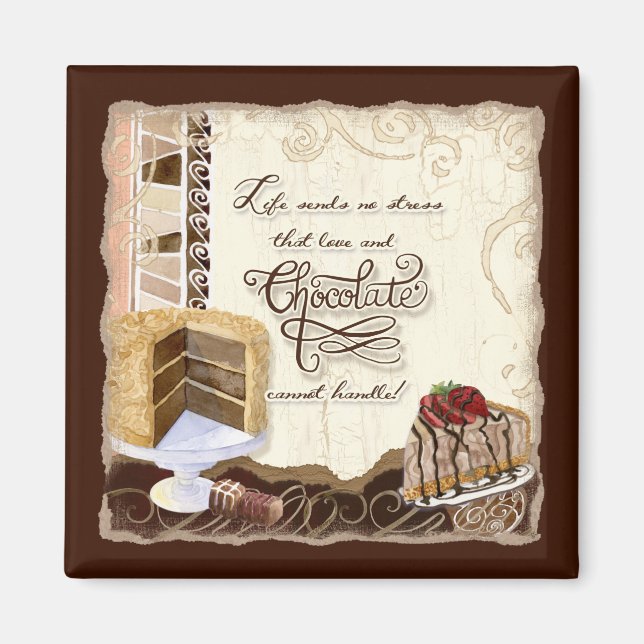 Aimer et aimant au chocolat (Devant)