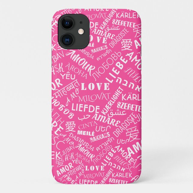 Aimer le coque iphone rose du texte ou choisir la  (Dos)