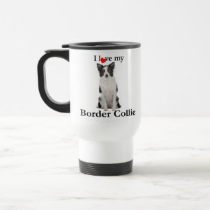 Aimer Ma Frontière Collie Voyage Mug