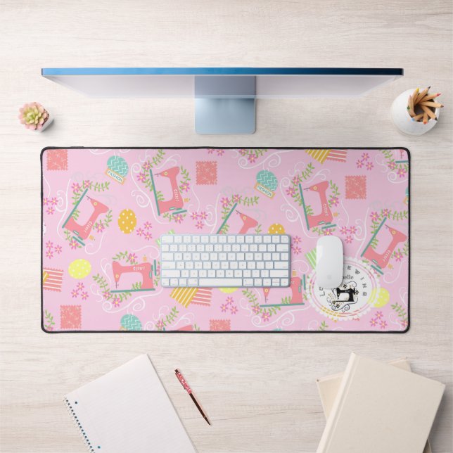 Aimer Machine à coudre Pink Desk Mat (Bureau 1)