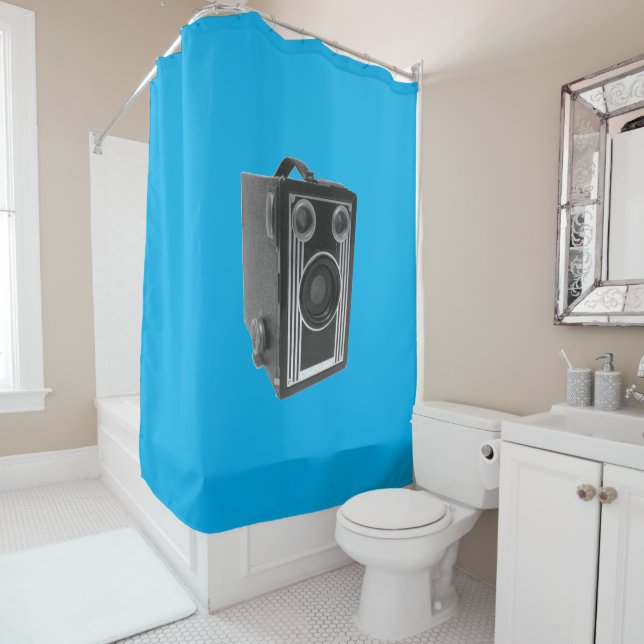 Aimer Vieux Caméra Antique Douche rideau (En situation)
