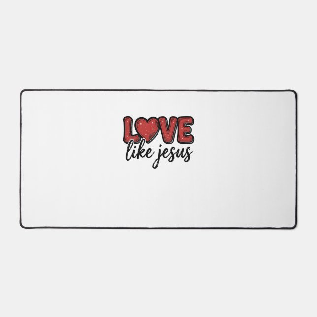 Aimez comme Jésus Modèle de T-shirt chrétien vinta (Recto)