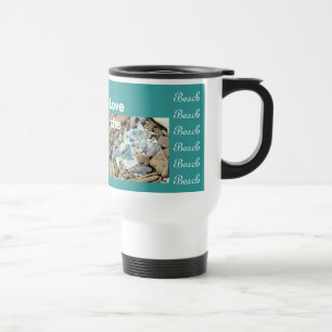 Aimez la Plage Plage Plage Café Mugs de Voyage