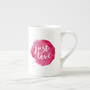 Aimez l'aquarelle Fine Bone China Mug