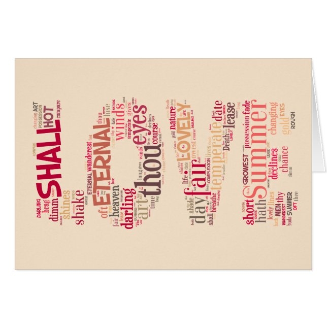Aimez l'art des textes de manière de Shakespeare (Devant Horizontal)