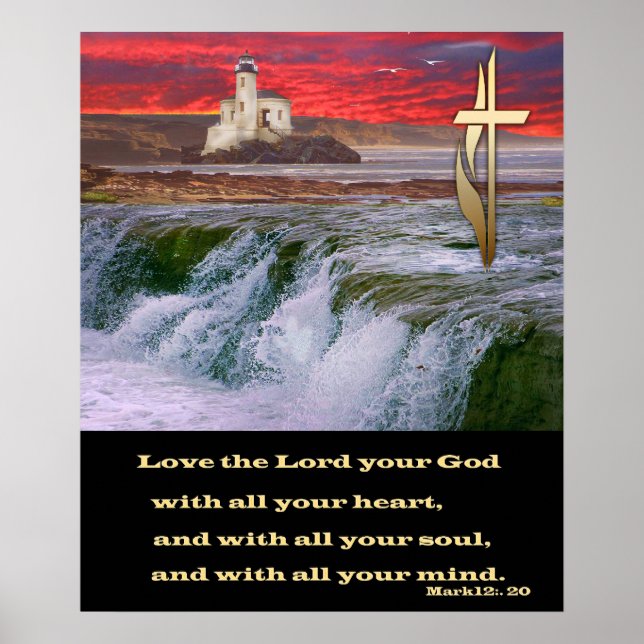 Aimez le Seigneur votre Dieu poster (Devant)