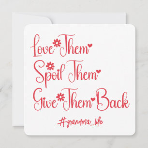 Aimez-Les Les Gâter Leur Rendre Grand-Mère Drôle