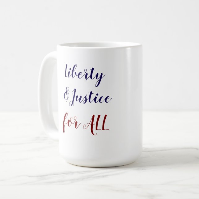 Aimez les uns les autres mug à café (Devant gauche)