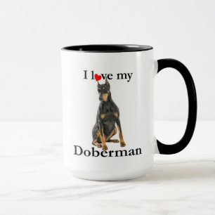 Aimez ma Mug Doberman