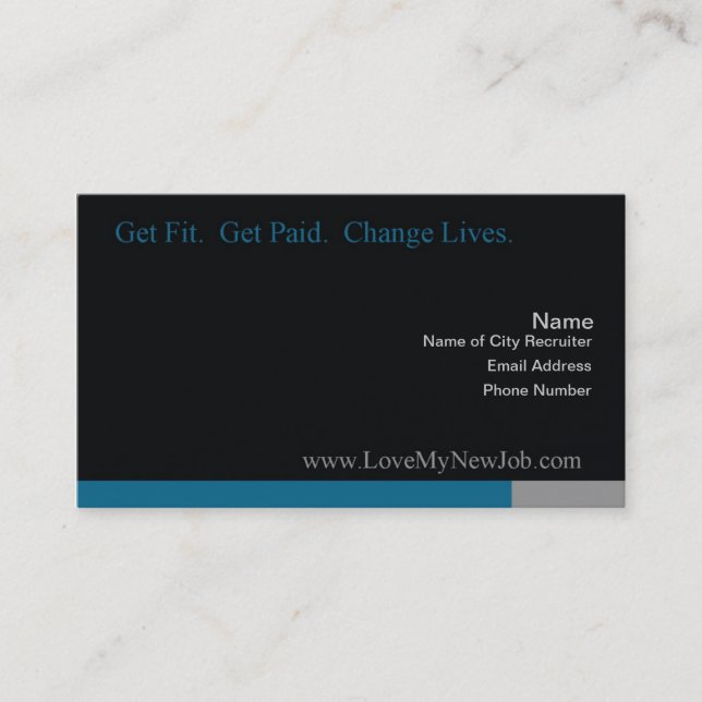 Aimez ma nouvelle carte de visite professionnelle (Devant)