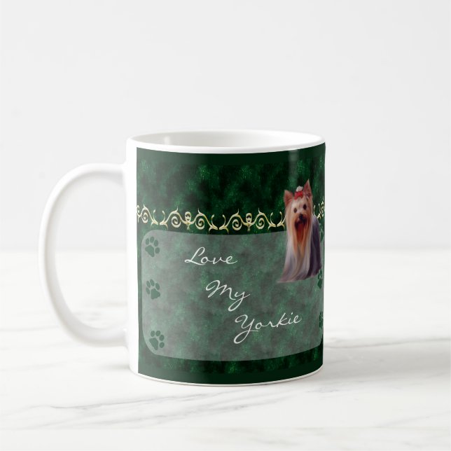 Aimez ma tasse de Yorkie Yorkshire Terrier (Gauche)