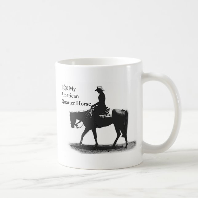Aimez ma tasse quarte américaine de cheval (Droite)