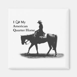 Aimez mon aimant à cheval de quart