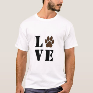 Aimez mon chien, T-shirt de base pour hommes