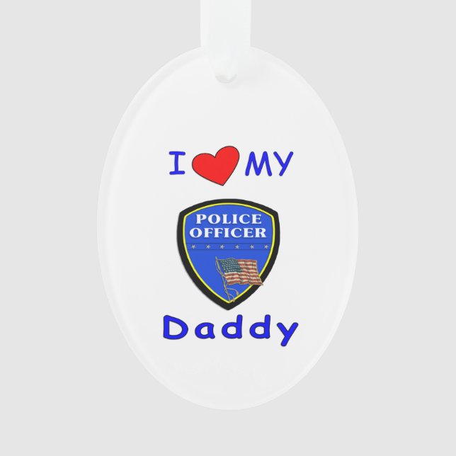 Aimez mon papa de police (devant)