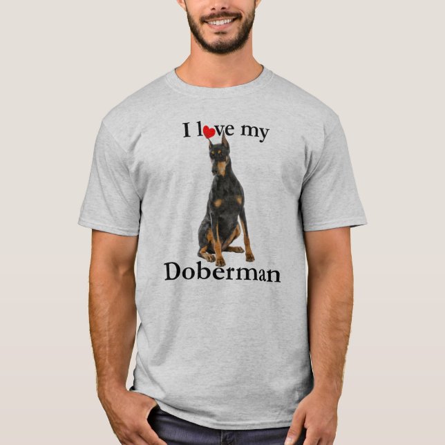 Aimez Mon T-Shirt Doberman (Devant)
