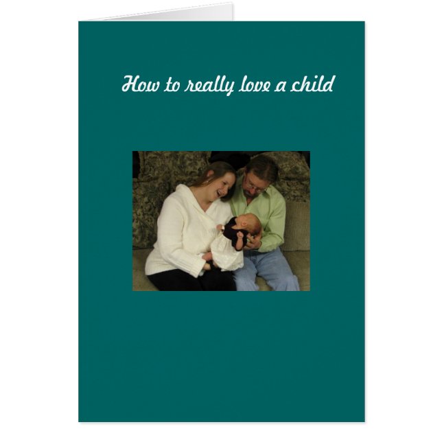 Aimez un enfant (Devant)