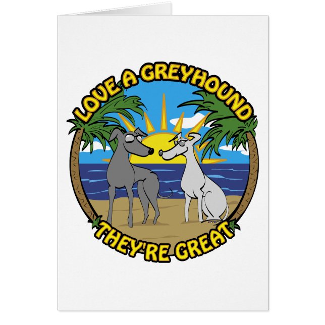 AIMEZ UN GREYHOUND ILS SONT GRANDS (Devant)